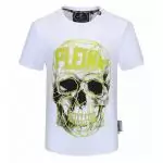 philipp plein t-shirt homme 2019 vert line skull